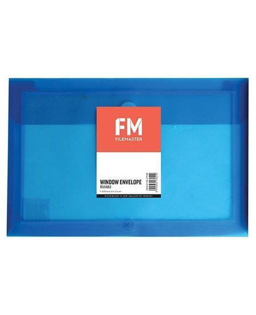 Document Envelope Fm Pvc Reusable Blue