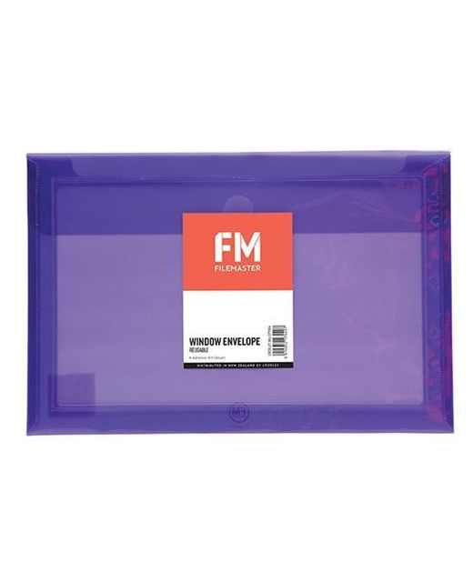 Document Envelope Fm Pvc Reusable Purple