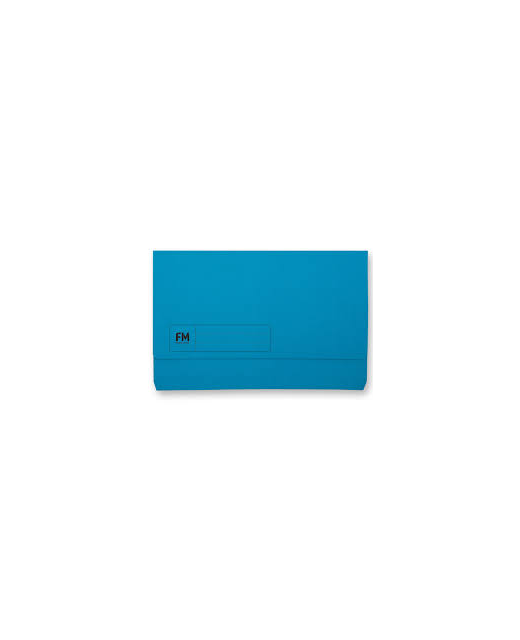 Document Wallet Fm Foolscap Blue