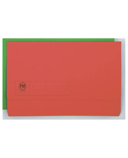 Document Wallet Fm Foolscap Red