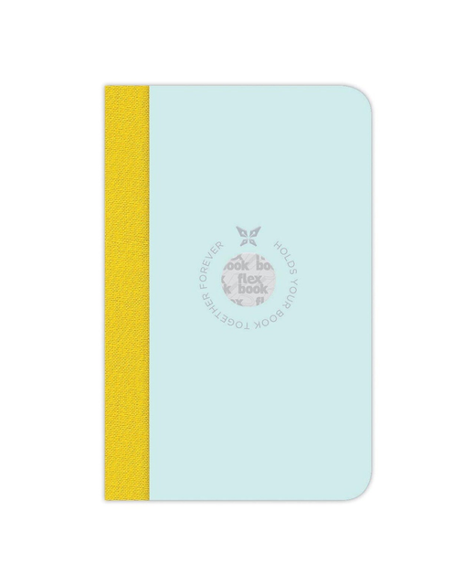 FLEXBOOK SMARTBOOK NOTEOOK POCKET RULED MINT/YELLOW