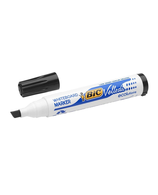 Whiteboard Marker Bic Velleda Chisel Tip Black