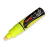 Uni Chalk Marker PWE-8K F. Yellow 8mm Chisel Tip