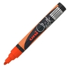 uni Liquid Chalk Marker PWE-5M Bullet Tip 2.5mm Fluoro Orange