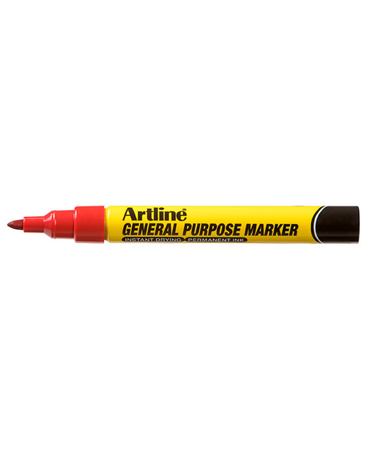 Marker Permanent Artline  Red General Purpose