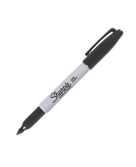 Marker Permanent Sharpie Fine Black