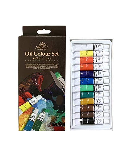 PHOENIX OIL COLOUR SET 12X12ML 