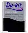 DU KIT OVEN BAKE POLYMER CLAY 50G BLACK