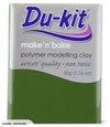 DU KIT OVEN BAKE POLYMER CLAY 50G LEAF GREEN