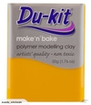 DU KIT OVEN BAKE POLYMER CLAY 50G YELLOW