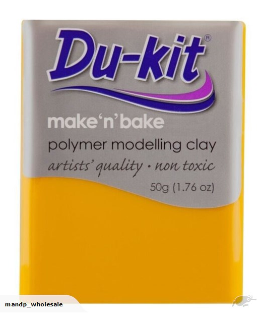 DU KIT OVEN BAKE POLYMER CLAY 50G YELLOW