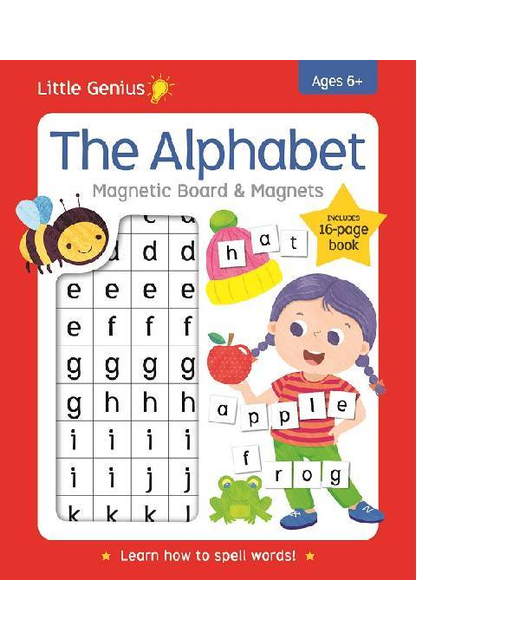 THE ALPHABET MAGNETIC BOARD & MAGNETS