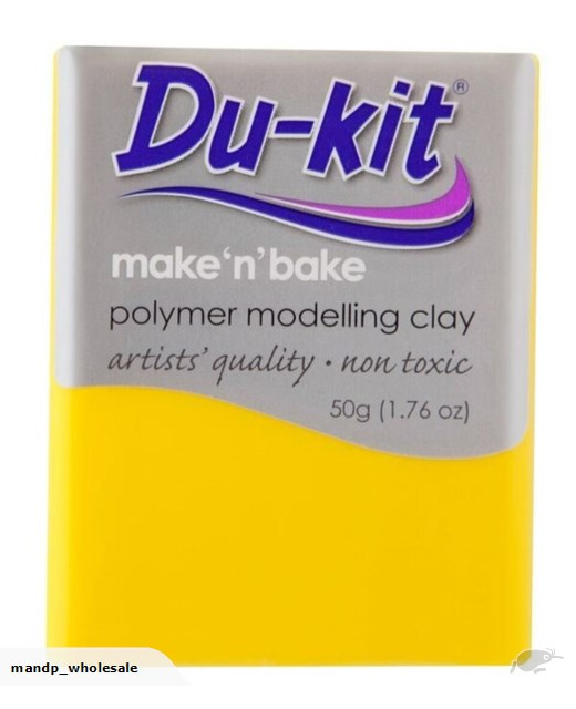 DU KIT OVEN BAKE POLYMER CLAY 50G LEMON