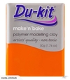 DU KIT OVEN BAKE POLYMER CLAY 50G ORANGE