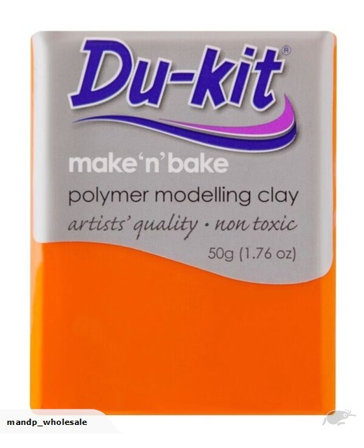 DU KIT OVEN BAKE POLYMER CLAY 50G ORANGE