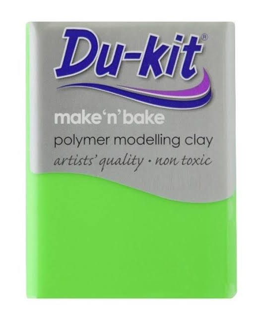 DU KIT OVEN BAKE POLYMER CLAY 50G FLUORO GREEN