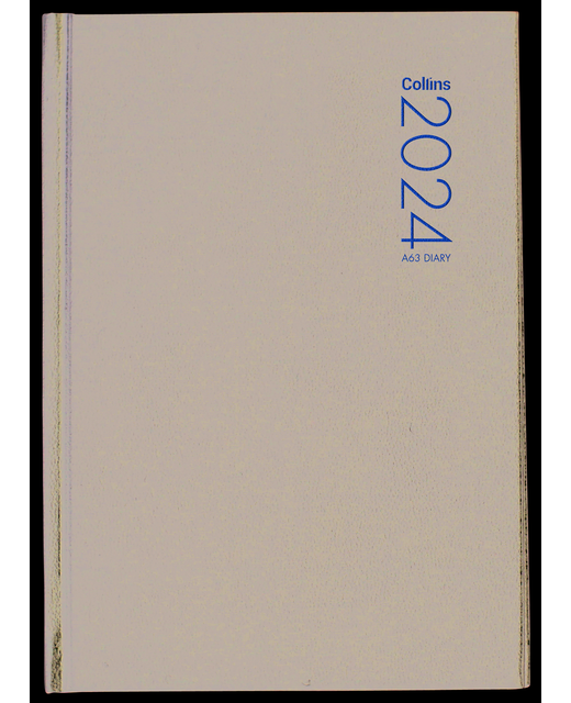 DIARY 2024 Collins Diary A63 Black Even Year